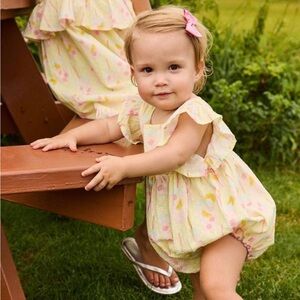 Pink Chicken Baby Girls Elsie Bubble - Pink Lemonade (12/18 Months)